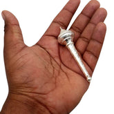 98% Pure Silver Lord Hanuman Mace/ Hanuman Gada|Home Temple Puja Article|Kitchen Article, Prosperity Gift | Handcrafted | Worship God | Goldhartz