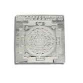 925 Sterling Silver Embossed Shri Lexmi Yantra Auspicious for Pooja Home Temple and Gifting | Handcrafted | Worship God | Goldhartz