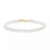 925 Sterling Silver Freshwater Pearl Bracelet | Exquisite Women's Jewelry