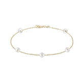925 Sterling Silver Scattered Freshwater Pearl Bracelet |Best Gift for Women