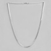 The Classic Silver-Plated Linkage 925 Sterling Silver Chain for Him