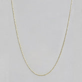 Minimal Beaded Gold Plated 925 Sterling Silver Chain