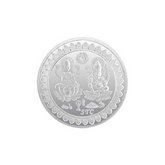 999 Fine Silver Lakshmi Ganesh 5 gm Silver Coin for Saving/ Gifting | Handcrafted | Worship God | Goldhartz
