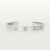 Classic Single Diamond Openable Love Bracelet - Cartier Inspired | Symbol of Eternal Devotion | 925 Sterling Silver | AAA+ Simulated Diamond | Handcrafted | Fashion Accessory | Goldhartz