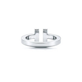 925 Sterling Silver T-End Open Ring | Unisex Style | Perfect for Men and Women