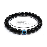Evil Eye Bead Bracelet