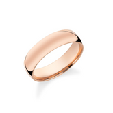 925 Sterling Silver Wide Plain Wedding Band