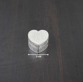 Silver Heart Shape Sindoor Dibbi for Women, Silver Sindoor Box/Kumkum dabbi for Gifting | Handcrafted | Goldhartz