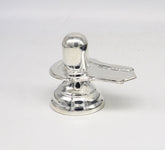 Silver Handcrafted Shivling/ Small Lord Shiva Lingam|Home Temple Puja Article|Prosperity Gift | Handcrafted | Worship God | Goldhartz