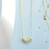 Golden Orb Elegance Gold-Plated 925 Sterling Silver Chain