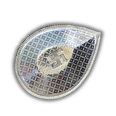 Silver Leaf Diya/ Deepam/ Silver Leaf Lamp - Silver Pooja Items for home, Return gift for Navarathri, Wedding, Housewarming & other festivals | Handcrafted | Worship God | Goldhartz