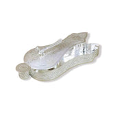 Silver Peacock Sindoor Dibbi for Women, Silver Sindoor Box/Kumkum dabbi for Gifting | Handcrafted | Worship God | Goldhartz