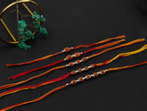 Sacred RUDRAKSHA Rakhi in 925 Sterling Silver - The Perfect Gift for Raksha Bandhan 2024