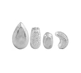 925 Sterling Silver Dry fruits (Badam, Kajur, Kaju, kishmish) for Home Temple and Pooja, Prosperity Gift | Handcrafted | Worship God | Goldhartz
