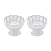 Silver Kumkum/Haldi Holder Set of 2 - Silver Pooja Items for home, Return gift for Navarathri, Wedding, Housewarming & other festivals | Handcrafted | Worship God | Goldhartz