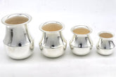 98% Pure Silver Lotta |Kalash for water or milk | Home Temple Puja Article|Kitchen Article, Prosperity Gift -30 Gram | Handcrafted | Worship God | Goldhartz