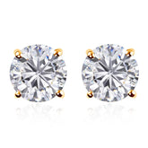 1.00ct Moissanite Stud Earring in 925 sterling silver