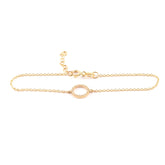 Goldhartz Circle of Life Bracelet | Swarovski Zirconia | Adjustable | 925 Sterling Silver | 18kt Gold & Rose Gold Overlay | Handcrafted | For Women & Girls | Best Gift for Her