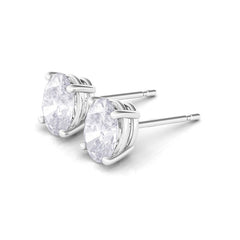 925 Sterling Silver Basket Set Oval Studs Earrings| Perfect for Men and Women