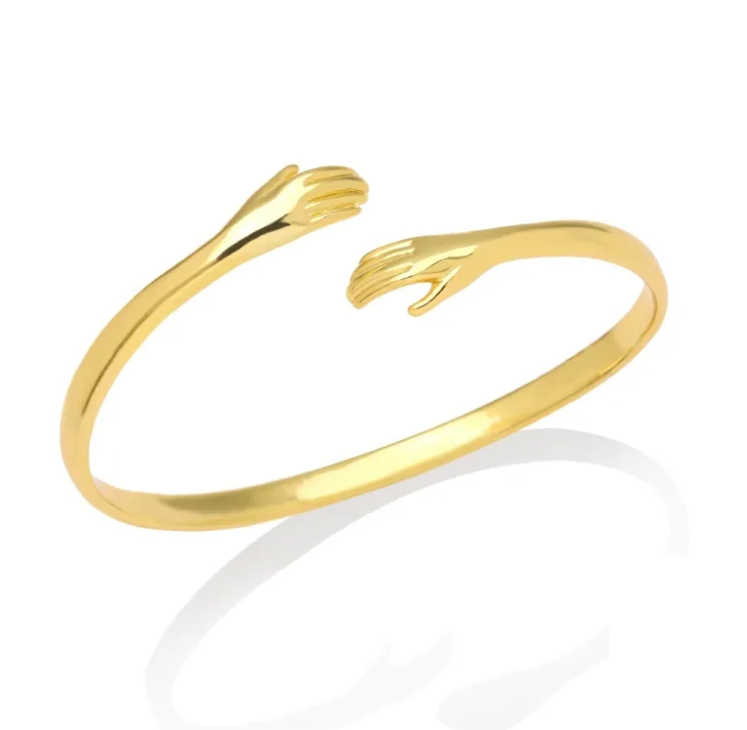 925 Sterling Silver Hug Bangle | Perfect Gift for Women