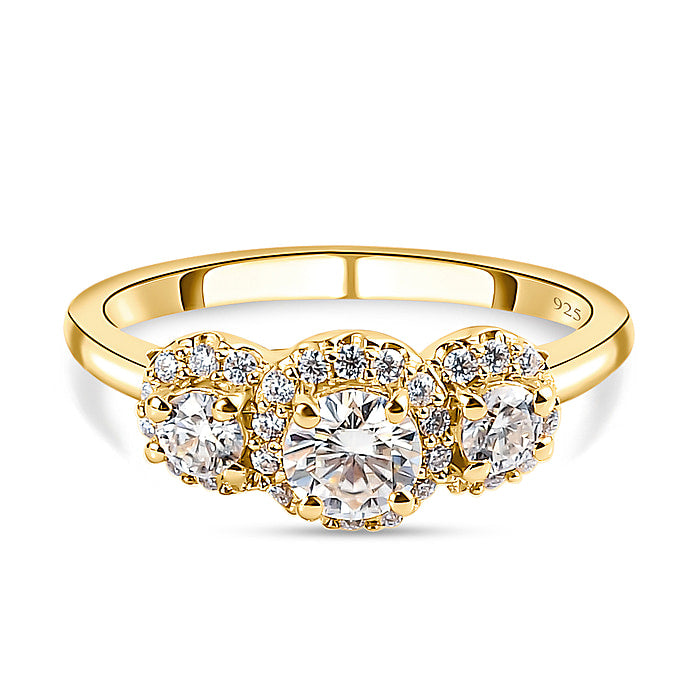 925 Sterling Silver 6 Claw Solitaire Marquise cut Moissanite Ring