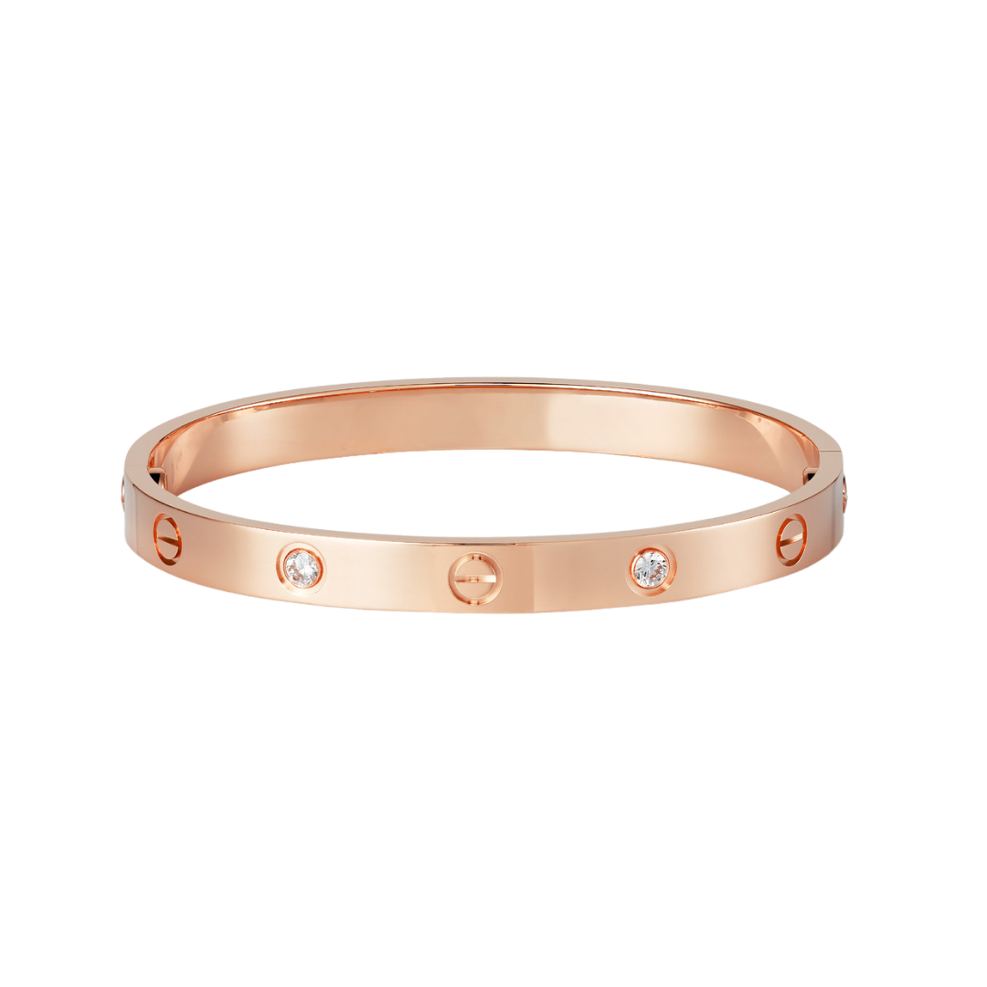 Cartier silver bracelet with diamonds hotsell