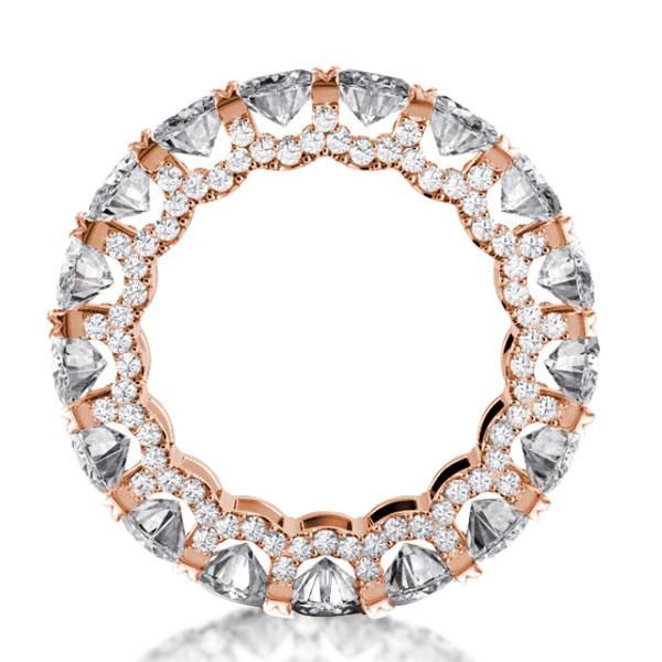 U Set Micro Pave Shared Prong Eternity Band Ring| Best Gift for Her | Wedding Ring | Engagement Ring