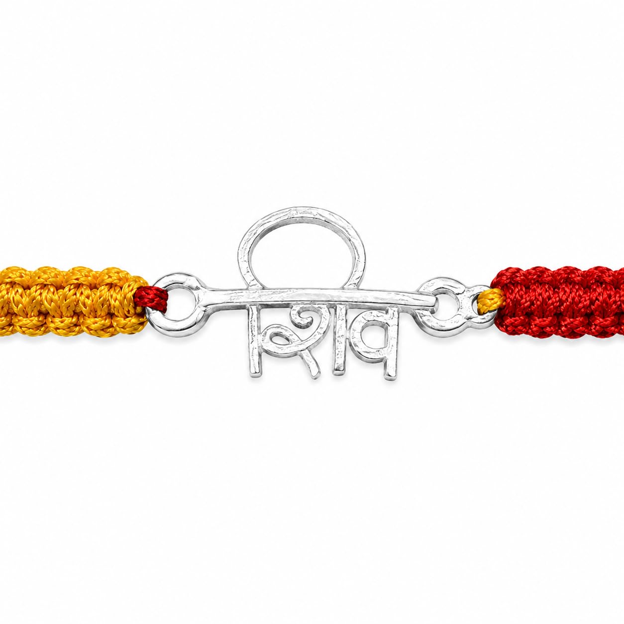 Sterling Silver Shiv Rakhi for Brother | Raksha Bandhan Gift
