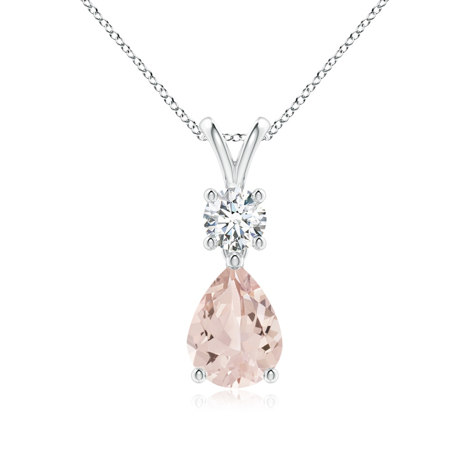 925 Sterling Silver Pear Gemstone Pendant with Split Bail W | Best Gift for Her 1