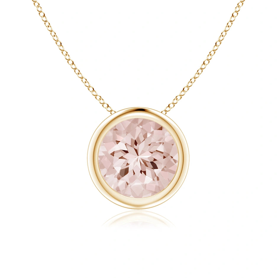 925 Sterling Silver Solitaire Bezel Set Gemstone Pendant