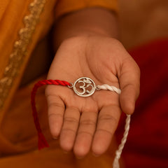 Sterling Silver OM Rakhi