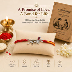 Sterling Silver Krishna Rakhi