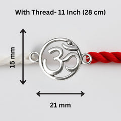 Sterling Silver OM Rakhi