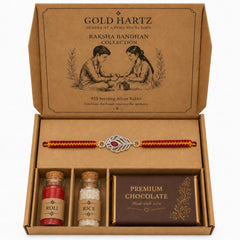 Sterling Silver Morpankh Rakhi