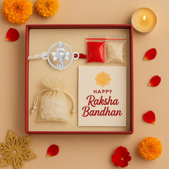 Sterling Silver Ganesha Rakhi