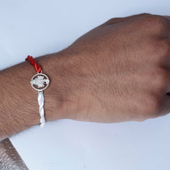 Sterling Silver Ganesha Rakhi