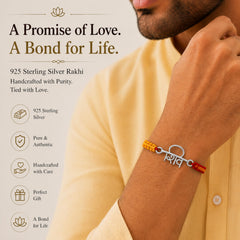 Sterling Silver Shiv Rakhi